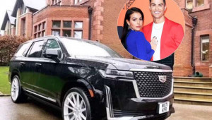 Cristiano Ronaldo được bạn gái tặng xe Cadillac Escalade nhân dịp sinh nhật