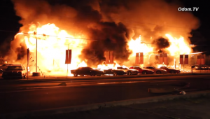 Hàng loạt mẫu Chevrolet cổ bị thiêu rụi trong vụ hỏa hoạn tại phim trường HBO