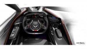 Bản thảo chính thức hé lộ thiết kế khoang lái trên C8 Corvette Z06