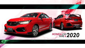 Bản độ Honda City mang phong cách NSX và Civic Type R độc đáo