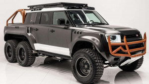 Apocalypse biến Land Rover Defender thành xe bán tải 6 bánh