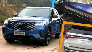 Ford Explorer 2023 bất ngờ lộ diện: Diện mạo mới mẻ, khoang cabin gây ấn tượng với màn hình khổng lồ