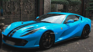 Sài Gòn: Cận cảnh “siêu ngựa” hàng hiếm Ferrari 812 Superfast thứ hai tại Việt Nam