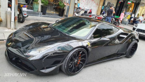 Bắt gặp Ferrari 488 GTB độ Liberty Walk: Cực phẩm làng độ xe Việt Nam