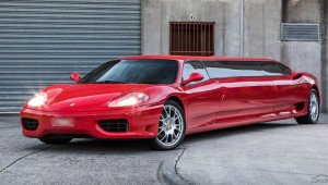 Siêu xe Ferrari 360 Modena có bản limo siêu dài siêu sang, giá bán 6,6 tỷ VNĐ ?