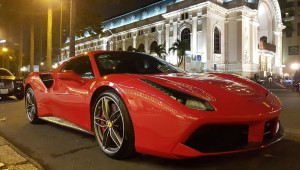 Bắt gặp hàng hiếm Ferrari 488 Spider từng của doanh nhân Cường 