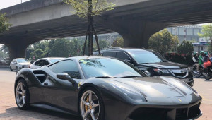 Ferrari 488 GTB xám xuống giá chỉ có 7,3 tỷ đồng sau khi rời xa Cường Đô-la