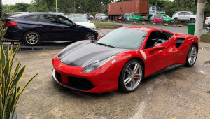 Siêu xe Ferrari 488 GTB của ca sĩ Tuấn Hưng chính thức 