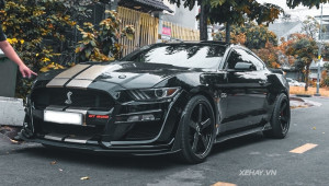 Ford Mustang bản 5.0 GT hàng hiếm tại Việt Nam thêm hầm hố với bodykit Shelby GT500