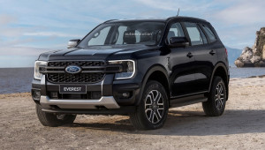 Ford Everest 2023 trông như một chiếc Ranger đời mới mà không có thùng sau