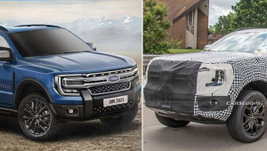 Ford Everest 2023 sở hữu nền tảng Ranger bị bắt gặp chạy thử nghiệm