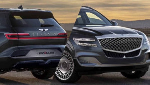 Ngắm bản dựng kỹ thuật số đẹp mắt của SUV Genesis GV80