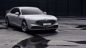 Genesis G90 2022: Sedan hạng sang đầu bảng của hãng xe Hàn Quốc rục rịch ra mắt