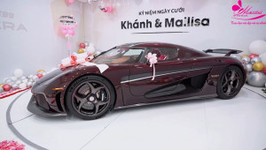[VIDEO] Hoàng Kim Khánh khoe video vợ tặng Koenigsegg Regera nhân kỷ niệm ngày cưới