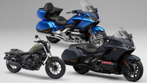 Honda CMX500 Rebel, CMX1100 Rebel và Gold Wing nhận được bản cập nhật màu sơn mới