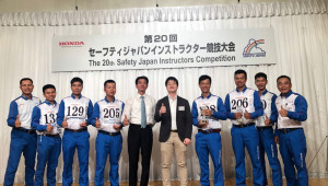 Honda Việt Nam tiếp tục dành chiến thắng tại Cuộc thi Hướng dẫn viên Lái xe an toàn quốc tế 2019 tại Nhật Bản