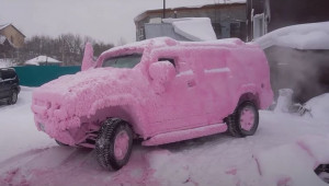 Mang Hummer H2 đi rửa trong thời tiết -40 độ C, đội ngũ Youtuber đón nhận cái kết bất ngờ