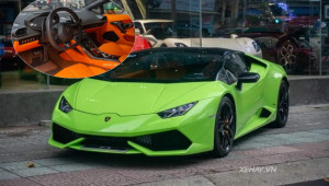 Lamborghini Huracan màu trắng duy nhất của Việt Nam tiếp tục 