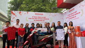 Honda Việt Nam hoàn thành bàn giao xe cho các VĐV chiến thắng tại Seagames 30