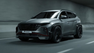 Hyundai Tucson 2022 trông hầm hố hơn với gói độ thân rộng Prior Design