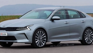 Kia Optima/K5 2021 lộ diện qua bản dựng đầu tiên - 