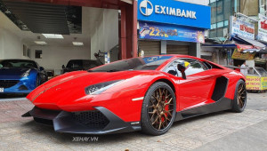 Sài Gòn: Bắt gặp Lamborghini Aventador độ bản kỷ niệm 50 năm cực độc trước khi thay áo mới