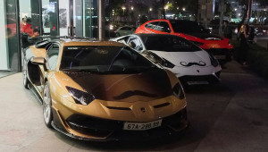 TP HCM: Loạt siêu xe Lamborghini quy tụ tại sự kiện Movember