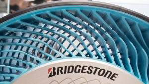 Bridgestone thử nghiệm loại lốp xe không cần bơm hơi