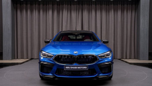 Cận cảnh BMW M8 Competition Gran Coupe màu Xanh Sonic - 