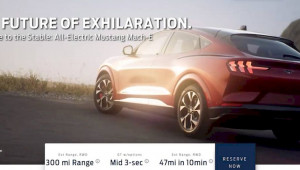 Ford Mustang Mach E - SUV chạy điện lộ diện qua loạt ảnh thực tế