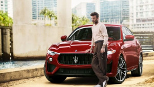 David Beckham trổ tài “đốt lốp” với tư cách là đại sứ thương hiệu mới của Maserati