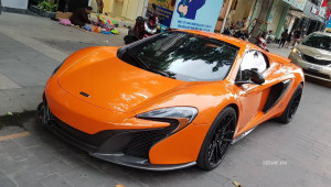 Ngắm McLaren 650S Spider thứ ba tại Việt Nam rực rỡ trên phố Sài Thành