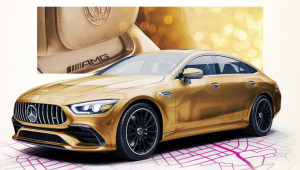 Mercedes-Benz sẽ tham dự Oscar 2019 với AMG GT 4-Door Coupe mạ vàng độc đáo