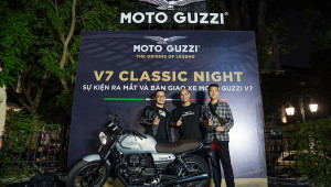 [TRẢI NGHIỆM NHANH] Moto Guzzi V7 hoàn toàn mới: Cánh chim đại bàng đậm chất đàn ông từ Italia