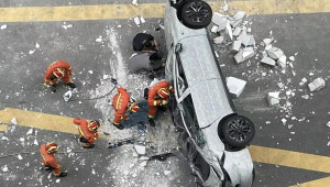 Xe thử nghiệm của Nio rơi từ tầng ba xuống đất, hai nhân viên hãng xe thiệt mạng