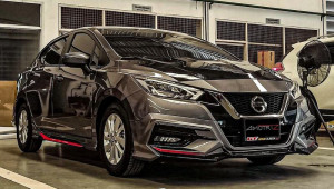 Sedan giá rẻ Nissan Almera được độ cực hầm hố và ấn tượng