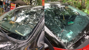 Hà Nội: Gần chục ô tô đỗ xe ngoài đường bị đập vỡ kính chỉ sau một đêm