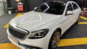 Cận cảnh chiếc Mercedes-Benz S450 biển siêu đẹp của doanh nhân đất Cảng
