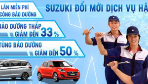 Suzuki Việt Nam công bố chính sách bảo dưỡng mới