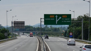 Phí cao tốc Đà Nẵng- Quảng Ngãi cao nhất xấp xỉ 800.000 đồng/lượt