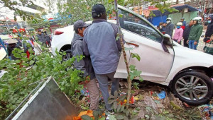 Hải Phòng: Ô tô điên lao vào khu chợ đông đúc, khiến nhiều người bị thương