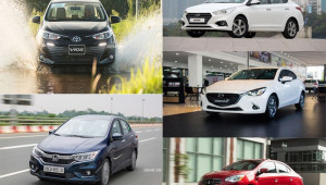 Top 5 sedan hạng B đắt khách tại thị trường Việt 2018