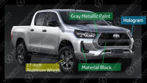 Toyota Hilux facelift 2021 sẽ có động cơ dầu diesel 2.8L mạnh mẽ hơn