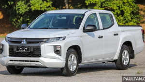 Bán tải Mitsubishi Triton hạ gầm như xe sedan, thêm lựa chọn độc đáo mới