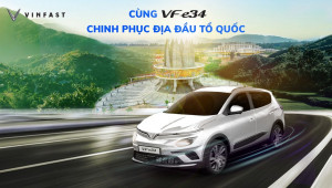 100 xe VF e34 sắp khởi động hành trình chinh phục địa đầu Tổ quốc