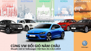 Volkswagen Việt Nam dành tặng gói du lịch “khủng” dành tặng cho khách hàng mua xe trong tháng Tư