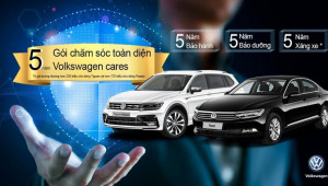 Volkswagen Việt Nam tặng gói bảo hành tới 5 năm cho khách mua bộ đôi Tiguan và Passat