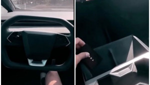 Tesla Cybertruck lại tiếp tục rò rỉ hình ảnh nội thất: Nhiều chi tiết mới được hé lộ