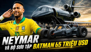 Không chỉ siêu xe, Neymar còn sở hữu bộ sưu tập phương tiện lấy cảm hứng từ Batman trị giá hơn 1,7 nghìn tỷ VNĐ