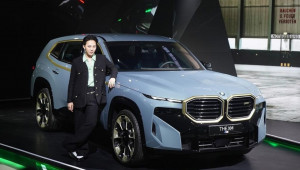 Nam ca sĩ G-Dragon (Big Bang) xuất hiện điển trai trong lễ ra mắt SUV hạng sang BMW XM 2023
